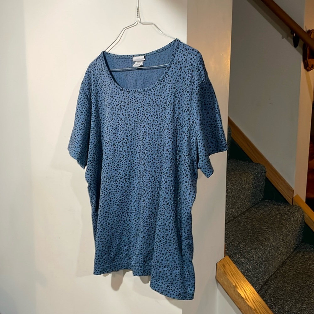 Jaclyn Smith Textured Top, short sleeve